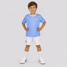 Kit Manchester City Mini Craque Infantil Branco e Azul Kit Manchester City Mini Craque Infantil Branco e Azul
