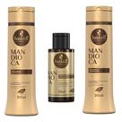 Kit Mandioca Haskell Shampoo + Condicionador 300ml + Nectavita 35ml