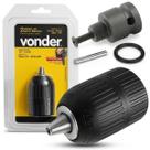 Kit Mandril De Aperto Rápido 1/2 13mm Vonder com Adaptador Chave De Impacto 1/2