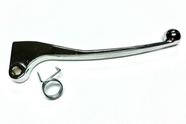 KIT MANETE DE FREIO CBS A LONA + MOLA DE RETORNO - CROMADO POP 110i