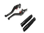 Kit Manete Esportivo Manopla Fechada Jupiter Yamaha Fazer Factor 125 150 Ubs