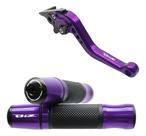 Kit Manete Manopla Com Peso Biz 125 Biz 125 Gravado A Laser