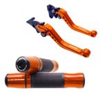 Kit Manete Manopla Com Peso Cb300r Cb 300r Gravado A Laser