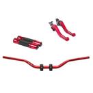 Kit Manete Manopla Guidão Adaptador Falcon Xre Tornado Bros