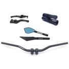 Kit Manete Manopla Guidão Retrovisor Fazer 150 freio UBS