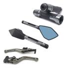 Kit Manete Manopla Retrovisor Esportivo Cb300f Twister Laser
