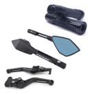 Kit Manete Manopla Retrovisor Esportivo Cb300f Twister Laser Kit Manete Manopla Retrovisor Esportivo Cb300f Twister Laser