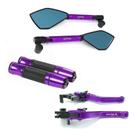 Kit Manete Manopla Retrovisor Hayabusa Bandit Gsx 1250 650f Kit Manete Manopla Retrovisor Hayabusa Bandit Gsx 1250 650f