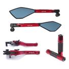 Kit Manete Manopla Retrovisor Suzuki Dl-650 Vstrom Gsx 750f Kit Manete Manopla Retrovisor Suzuki Dl-650 Vstrom Gsx 750f