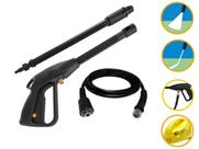Kit Mangueira 5mt Pistola Lança Original Lavor WP Amarela