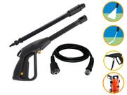 Kit Mangueira 5mt Pistola Lança Wap Class Laranja Lavadora