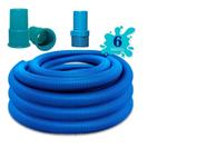 Kit Mangueira 6 Metros + 2 Ponteiras + 1 Adaptador Piscina