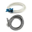 Kit Mangueira Entrada e Saída Água Para Lava e Seca Samsung 2 Mts