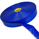 Kit Mangueira Flat Azul 2” - 5 BAR - Descarga Escoamento Água - 50 Metros Londribor