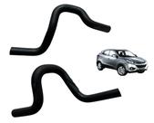 Kit Mangueira Mangote Tubo Borracha Entrada Saida do Ar Quente Aquecedor Hyundai IX35 2.0