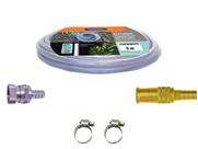 Kit Mangueira Transparente 6 M Esguicho Engate Abraçadeiras