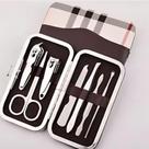 kit manicure 7 peças, aço inoxidável com cortador de unha e alicate de unha (Envio imediato) kit manicure 7 peças, aço inoxidável com cortador de unha e alicate de unha (Envio imediato)