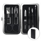 Kit Manicure 7 Peças em Estojo Compacto: Cortador, Tesoura, Lixa e Mais BOM3701