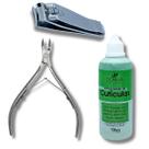 Kit Manicure Alicate + Cortador Unha e Amaciante Cutículas