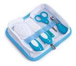 Kit Manicure Bebê 5 Peças Com Nécessaire Pimpolho Azul Rosa
