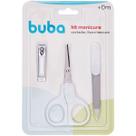 Kit Manicure Bebê Branco Buba 0m+ Tesourinha Cortador e Lixa de Unhas Kit Manicure Bebê Branco Buba 0m+ Tesourinha Cortador e Lixa de Unhas