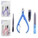 Kit manicure com alicate de cuticula + cortador de unha e acessorios gwen 4 pecas - MILENIO BRASIL Kit manicure com alicate de cuticula + cortador de unha e acessorios gwen 4 pecas - MILENIO BRASIL