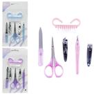 Kit manicure com tesoura + 2 cortadores de unha e acessorios gwen 6 pecas - MILENIO BRASIL Kit manicure com tesoura + 2 cortadores de unha e acessorios gwen 6 pecas - MILENIO BRASIL