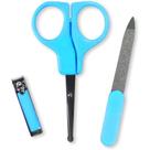 Kit Manicure com Tesoura, Lixa e Cortador Azul e Rosa - Pais E Filhos Kit Manicure com Tesoura, Lixa e Cortador Azul e Rosa - Pais E Filhos