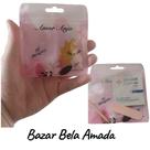 Kit Manicure Completo 4 Peças Profissional Lixa, espátula, lencinho removedor e cola para unha