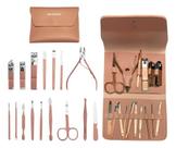 Kit Manicure e Pedicure Profissional 16 Peças Aço Inoxidável Kit Manicure e Pedicure Profissional 16 Peças Aço Inoxidável