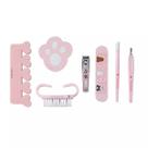 Kit manicure urso sem curso 7 peças miniso.