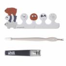 Kit Manicure Ursos Sem Curso Fofo Original Miniso