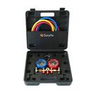 Kit Manifold Gás R22, R134, R404 com mangueiras 90cm Suryha