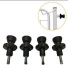 Kit Manipulo 4 Peças Regulagem P/ Grade Proteção Portão Pet Ajustável