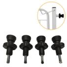 Kit Manipulo fixação pressão 4 Peças Regulagem Para Grade Proteção Parafuso Portão Pet Ajustável