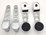 KIT Manivela e Maçaneta interna Fusca /Kombi modelo Sport Cromada