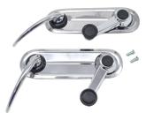 Kit Manivelas e Maçanetas Portas Espelhos Inox Modelo 1 Reto Liso Fusca 1970 A 1977 Kit Manivelas e Maçanetas Portas Espelhos Inox Modelo 1 Reto Liso Fusca 1970 A 1977