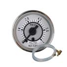 Kit Manômetro Pressão Óleo Fusca 7 Kg Branco + Cabo 4,5 m
