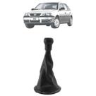 Kit Manopla e Coifa Câmbio Base Aro Preto Gol G3 1999 A 2005 Kit Manopla e Coifa Câmbio Base Aro Preto Gol G3 1999 A 2005
