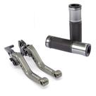 Kit Manopla Manete Esportivo Honda Cg 125 Fan Cargo Titan