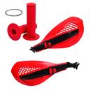 Kit Manoplas + Protetor de Mão Vermelho CRF 230 / 250F / 300F - Biker