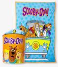 Kit Manta com Balde de pipoca Scooby Doo licenciado