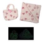 Kit Manta e Bolsa Boneca Mamãe Reborn Brilha no Escuro