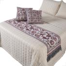 Kit Manta Peseira Cama King + Almofadas de Decoração