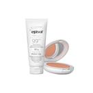 Kit Mantecorp Cuidado da Pele Facial - Protetor Solar FPS99 e Protetor Solar em Pó FPS50 Morena+ Kit Mantecorp Cuidado da Pele Facial - Protetor Solar FPS99 e Protetor Solar em Pó FPS50 Morena+