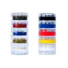 Kit Maquiagem Artistica 5 Tintas Cremosas + 5 Glitters Lary