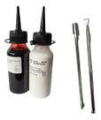 Kit Maquiagem Artística com Látex + Sangue Falso+ Espátulas