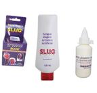 Kit maquiagem artística massa slug+ sangue teatral + látex