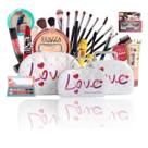 Kit Maquiagem Completa com Trio de Maleta e Paleta Ruby Rose