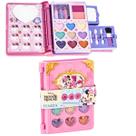 Kit Maquiagem Fennza Diário Minnie Menina Paleta Sombra Batom Brilho Blush
